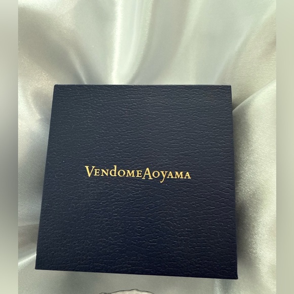 Platinum Crescent Moon Drop Diamond Earrings - Picture 4 of 8